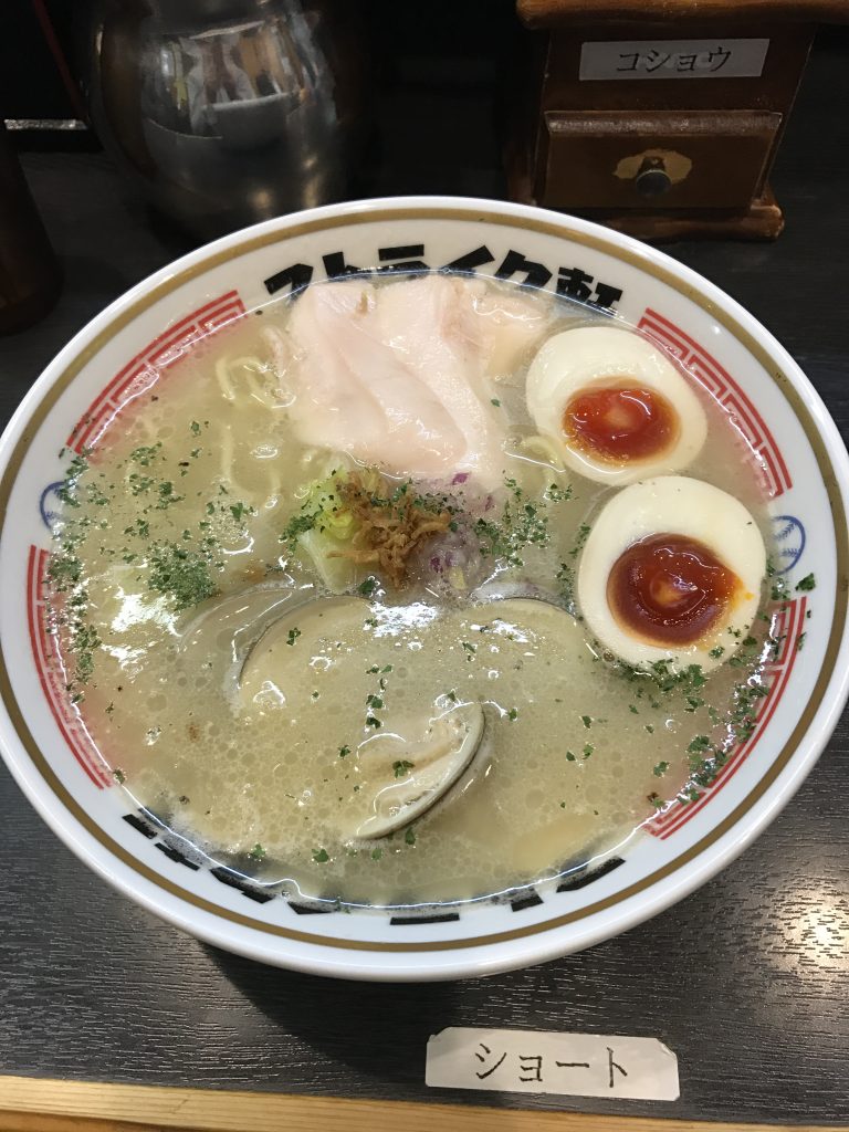 大阪天満のラーメン「ストライク軒」のシンカーが思い出の味